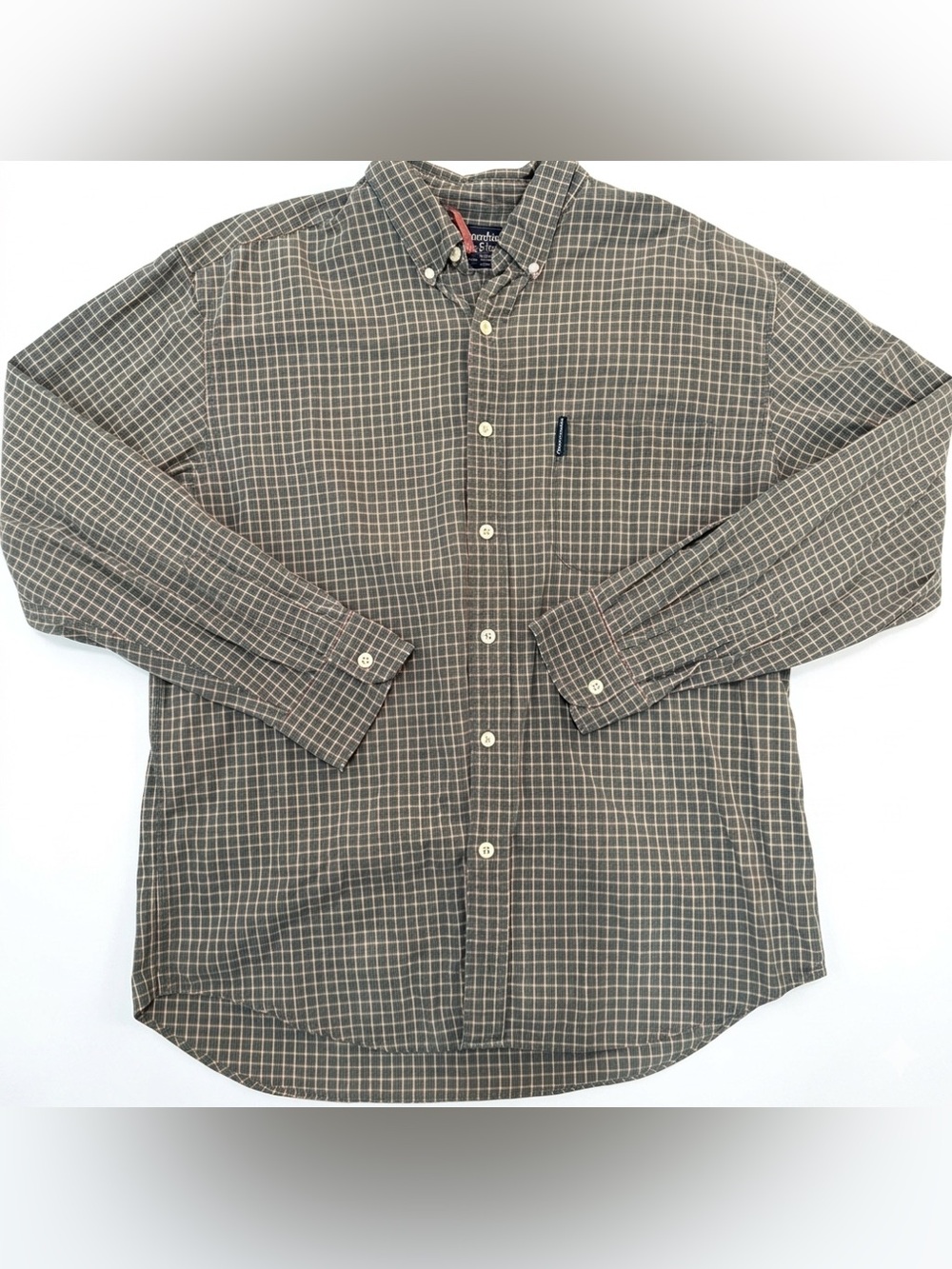 Abercrombie & Fitch Green Plaid Men's Shirt Size Medium
